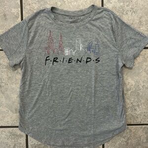 FRIENDS Gray Short Sleeve Tee Casual Comfort